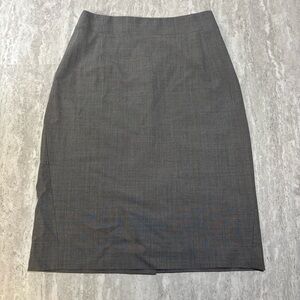 Theory Gray Pencil Skirt